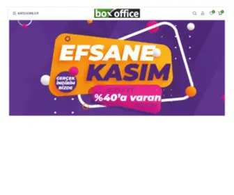 Boxoffice.com.tr(Türkiye'nin Alışveriş Ofisi) Screenshot