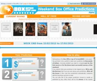 Boxofficecup.com(Round WEEK END from 30/08/2013 to 01/09/2013 @) Screenshot