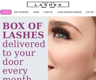 Boxoflashes.com(Box-Of-Lashes) Screenshot