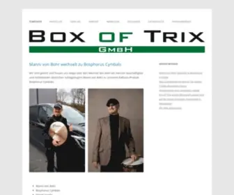 Boxoftrix.de(Box Of Trix) Screenshot