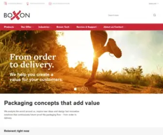 Boxon.com(Strategic Packaging Concepts) Screenshot