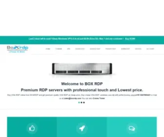 Boxrdp.com(Buy RDP Online) Screenshot