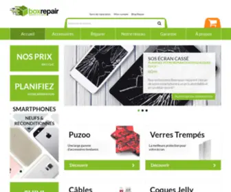 Boxrepair.com(Réparations de smartphones) Screenshot