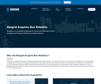 Boxrobotics.ai(Seegrid Acquires Box Robotics) Screenshot