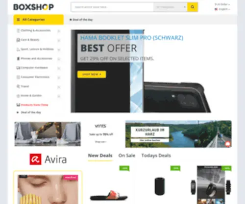Boxshoper.com(Care) Screenshot