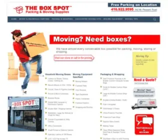 Boxspot.com(The Box Spot) Screenshot