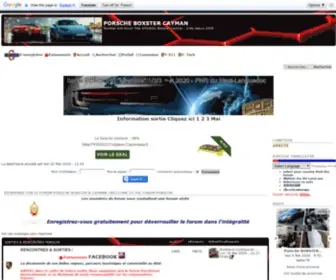 Boxster-Cayman.com(Porsche Boxster Cayman) Screenshot