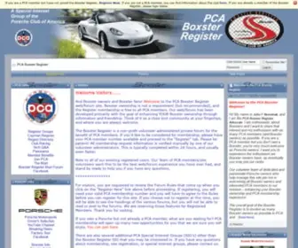 Boxsterregister.org(Porsche Club) Screenshot