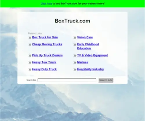 Boxtruck.com(Boxtruck) Screenshot