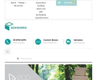 Boxworks.com.au(Gift Packaging Boxes & Supplies) Screenshot