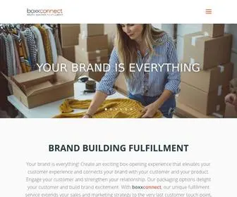 Boxxconnect.com(Brand Building Fulfillment) Screenshot