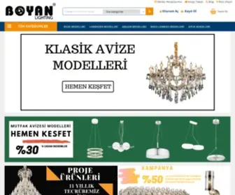 Boyanaydinlatma.com(Boyanaydinlatma) Screenshot