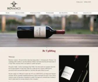 Boyanciwine.com(BOYANCI Wines) Screenshot
