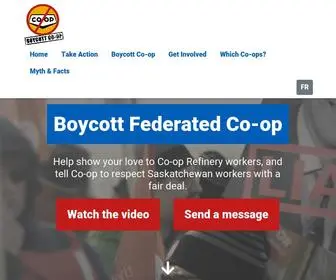 Boycottco-OP.ca(Boycott Federated Co) Screenshot