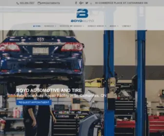 Boydautorepair.com(Boyd Automotive & Tire) Screenshot