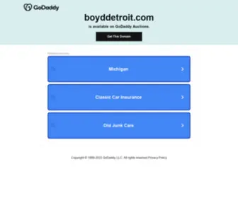 Boyddetroit.com(Boyddetroit) Screenshot