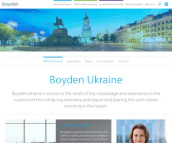 Boyden.ua(Executive Search in Ukraine) Screenshot