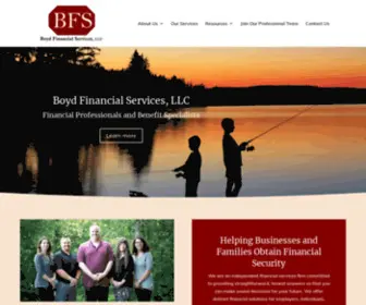 Boydfs.net(Boyd Financial Services) Screenshot