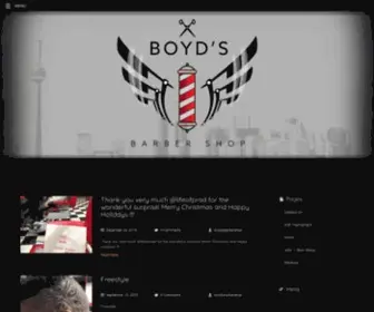 Boydsbarbershop.com(Boyd's Barbershop) Screenshot