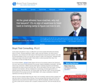 Boydtrialconsulting.com(Boyd Trial Consulting) Screenshot