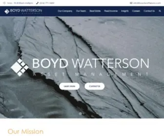 Boydwatterson.com(Boyd Watterson) Screenshot