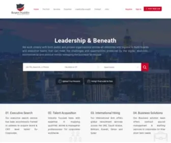 Boyenhaddin.com(Executive CEO Search & Turnkey Recruitment Service) Screenshot