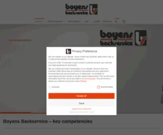 Boyensbackservice.com(öle) Screenshot