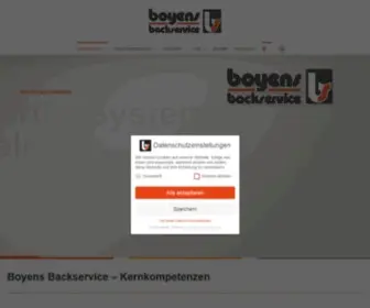 Boyensbackservice.de(öle) Screenshot