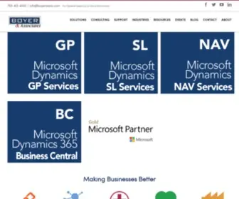 Boyerassoc.com(Microsoft Solutions) Screenshot