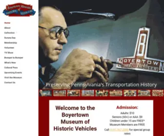 Boyertownmuseum.org(The Boyertown Museum of Historic Vehicles) Screenshot