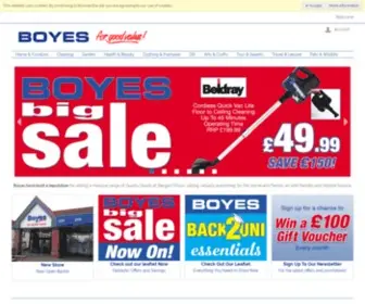 Boyes.co.uk(For Good Value) Screenshot