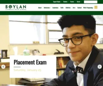 Boylan.org(Boylan Catholic High School) Screenshot