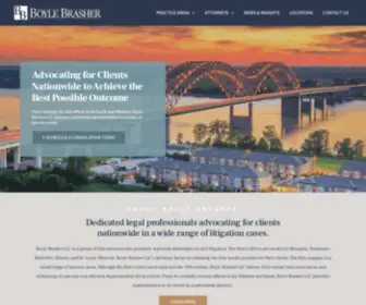 Boylebrasher.com(Law firm) Screenshot