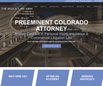 Boyleinjurylaw.com(Denver Accident Lawyer) Screenshot