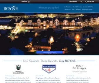 Boyne.com(Boyne Resorts) Screenshot