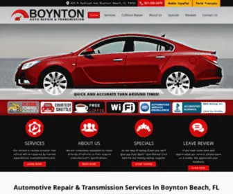 Boyntonautorepair.com(Boynton Auto Repair And Transmission LLC) Screenshot