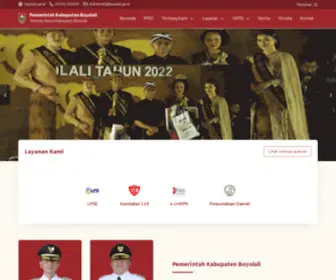 Boyolali.go.id(Pemerintah Kabupaten Boyolali) Screenshot
