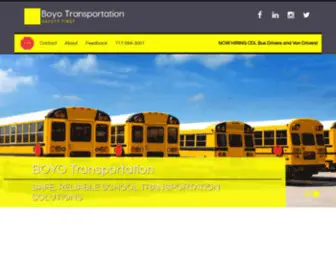 Boyotrans.com(Boyo Transportation) Screenshot