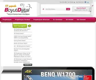 Boyutdijital.com(Projeksiyon ve Ses Sistemleri Satışında Türkiyenin Lider Mağazası) Screenshot