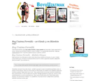 Boyuuzatmak.com(Boy Uzatma Yollar) Screenshot