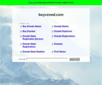 Boyxzeed.com(Boyxzeed) Screenshot