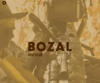 Bozalmezcal.com(Bozal Home) Screenshot