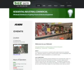 Bozelectricsupply.com(Boz Electric Supply Ltd) Screenshot