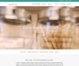 Bozemanclinic.com(The Bozeman Clinic) Screenshot