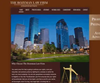 Bozemanlitigation.com(Bozemanlitigation) Screenshot