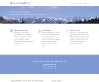 Bozemanpass.com(Bozeman Pass) Screenshot