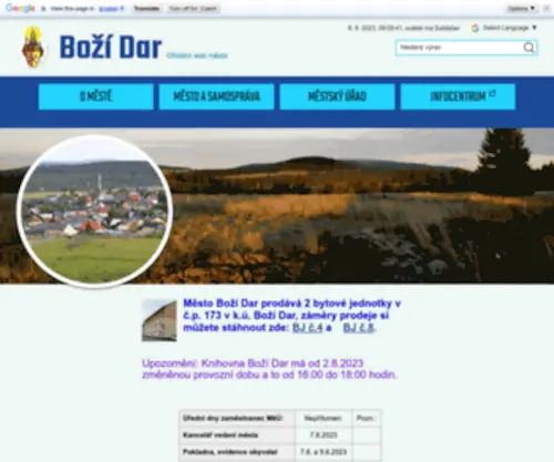 Bozi-DAR.cz(Bozi DAR) Screenshot