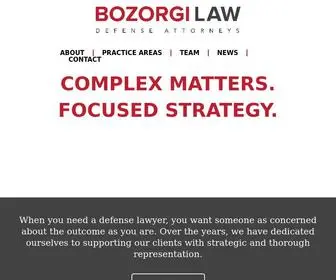 Bozorgilaw.com(Bozorgi Law PLLC) Screenshot