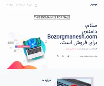 Bozorgmanesh.com(Agency) Screenshot