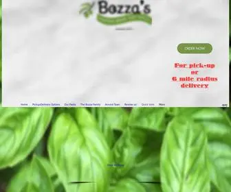 Bozzapasta.com(Quick links) Screenshot